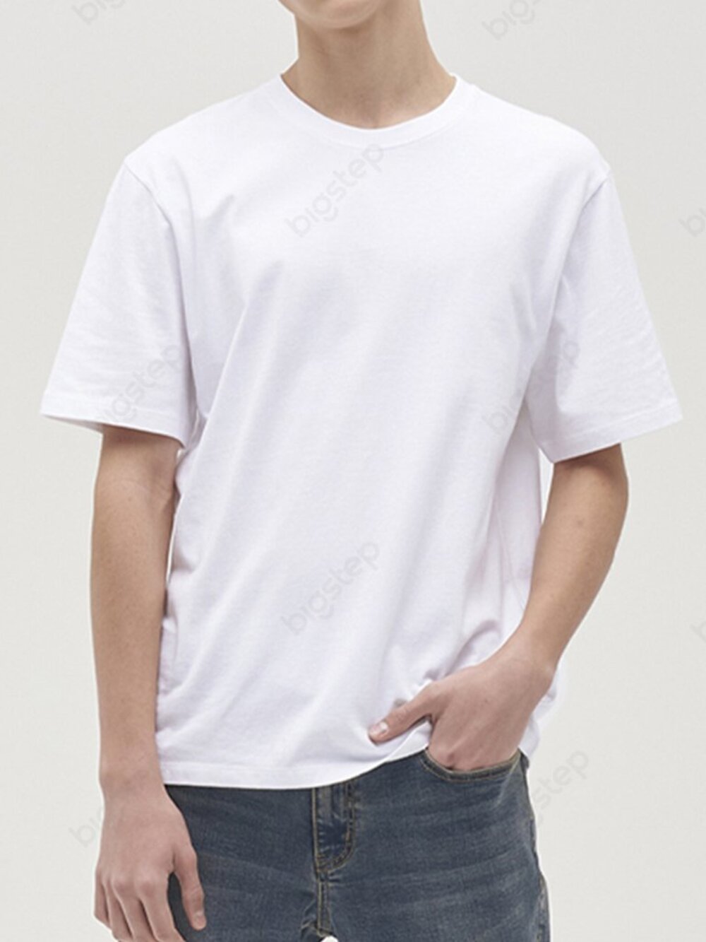 Wish Bone Washed White Tee - Picture 5 of 5